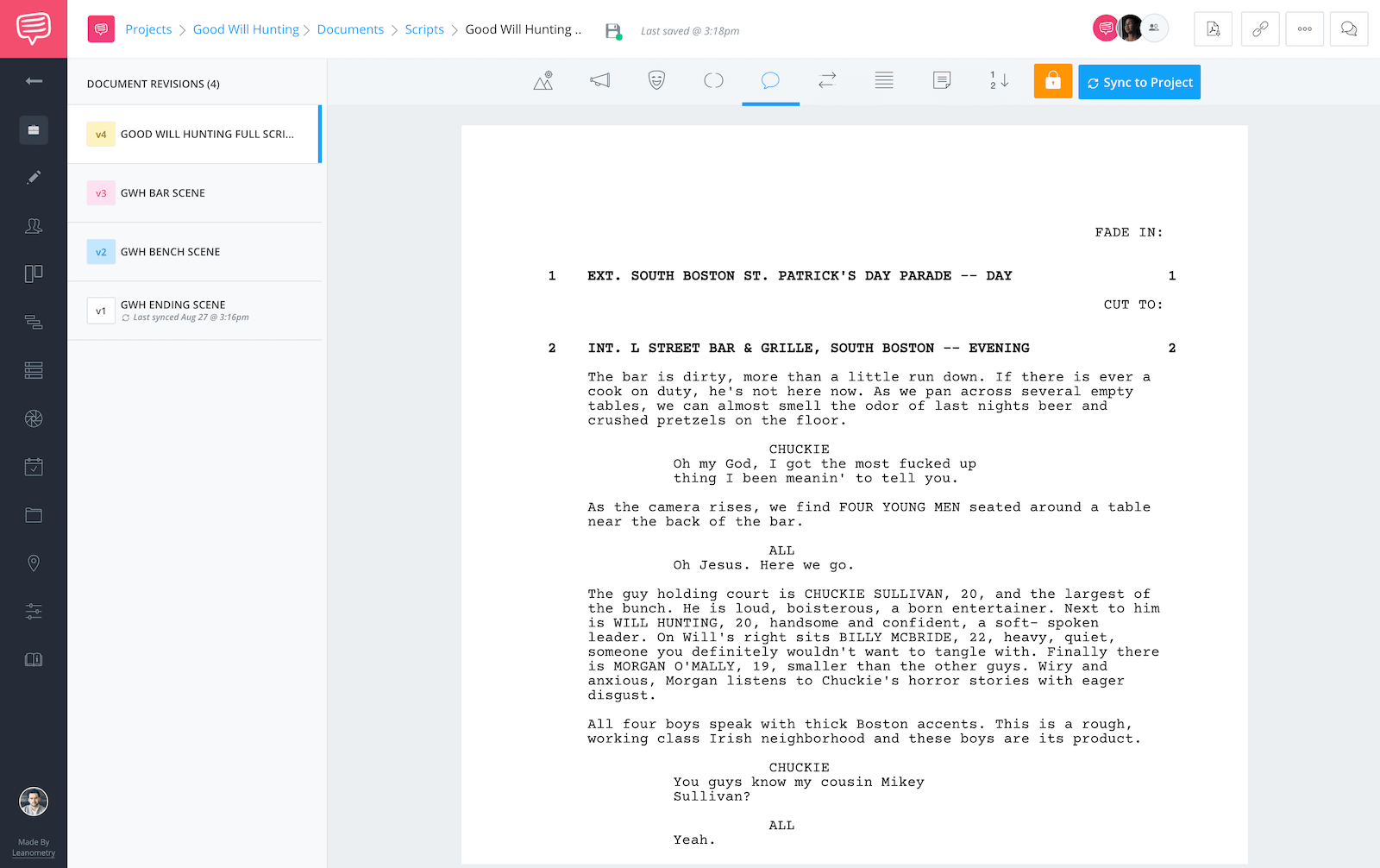 Good Will Hunting Script Teardown - Full Script - StudioBinder