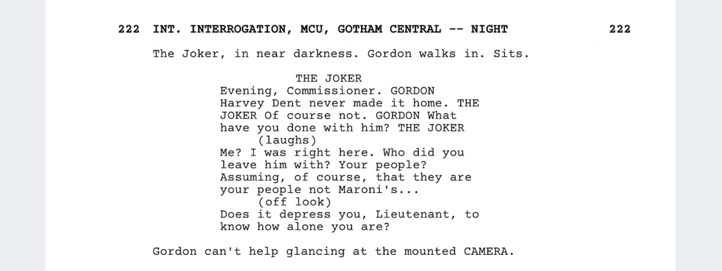 The Dark Knight Script: Screenplay Analysis and PDF Download