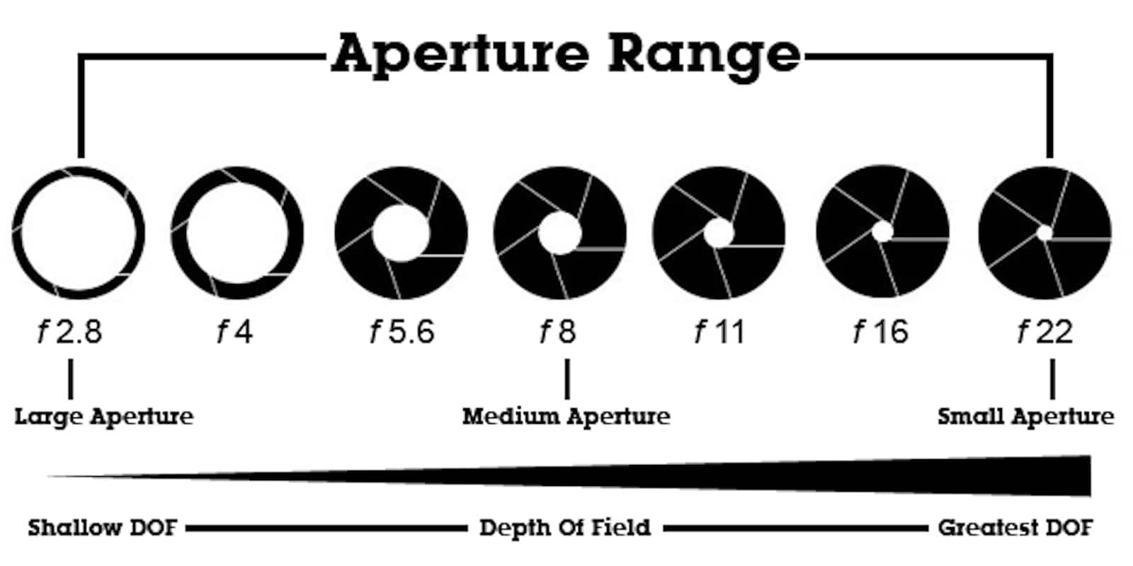 What is Depth of Field - Aperture - Graphic