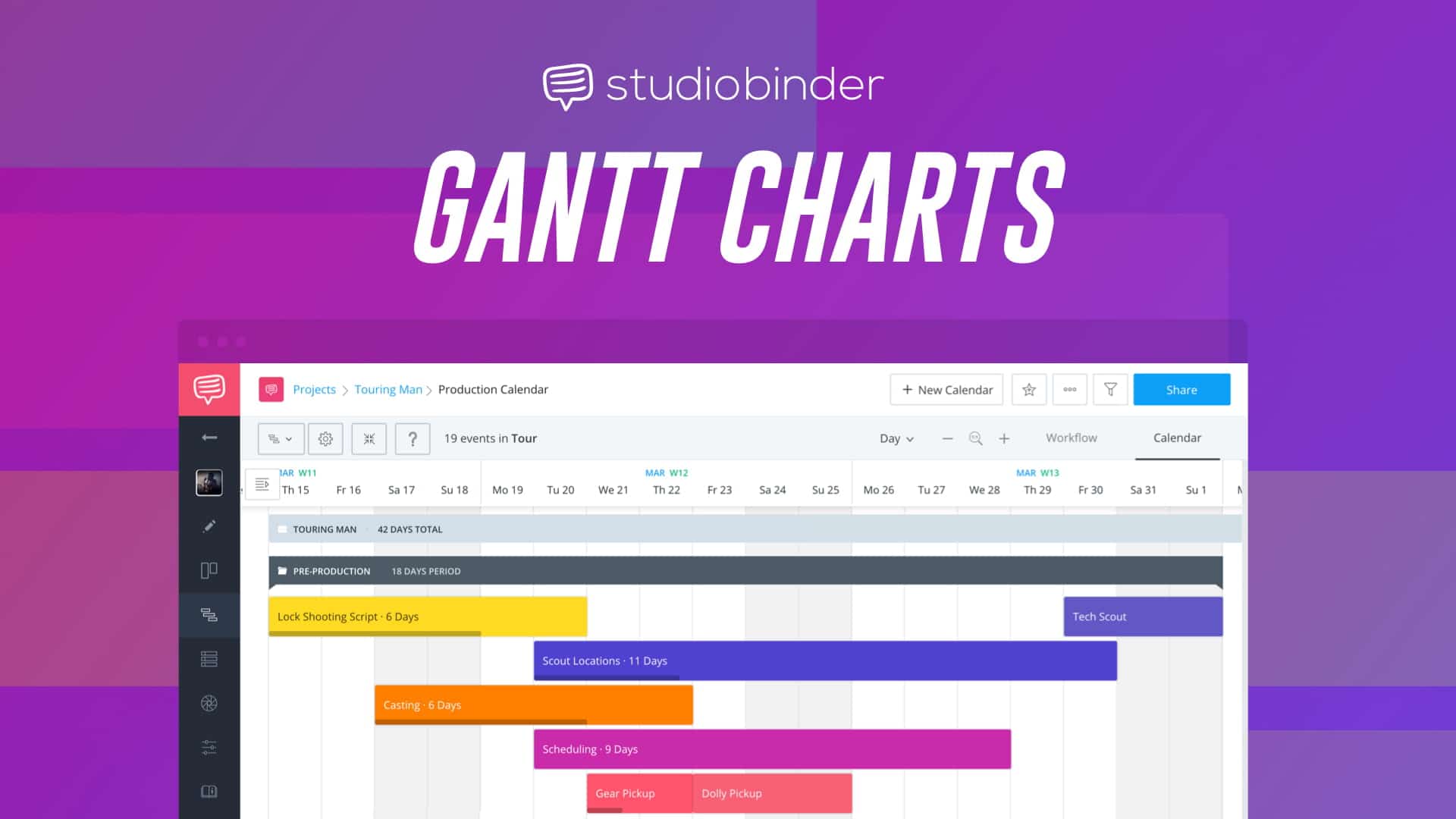 Scheduling Wheel Chart Calendar