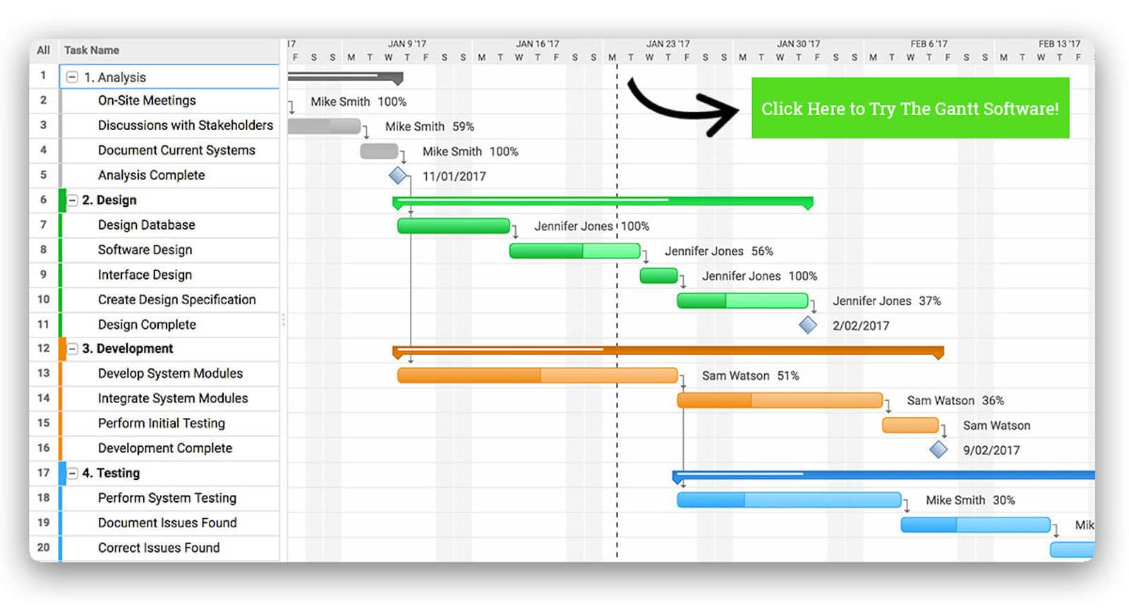 print gantt chart only ms project