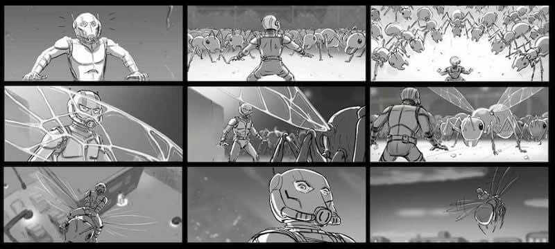 Storyboard Examples - Ant Man Storyboard - Steven Markowski - StudioBinder