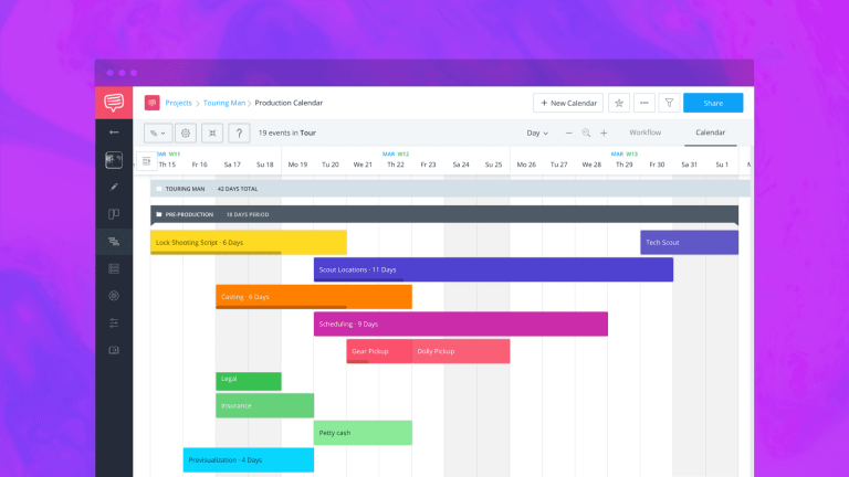 StudioBinder - Free Gantt Chart Software - Production Calendar Software - Featured Image