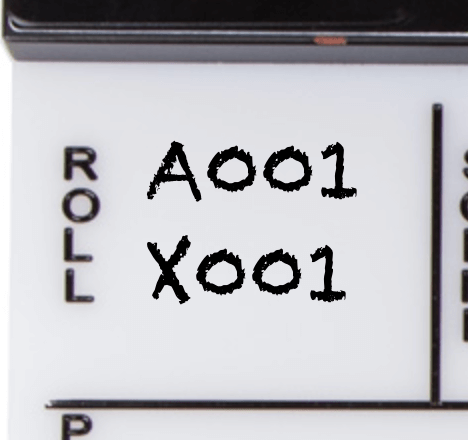 Camera and Audio Rolls - Body Image - How to Use a Film Slate