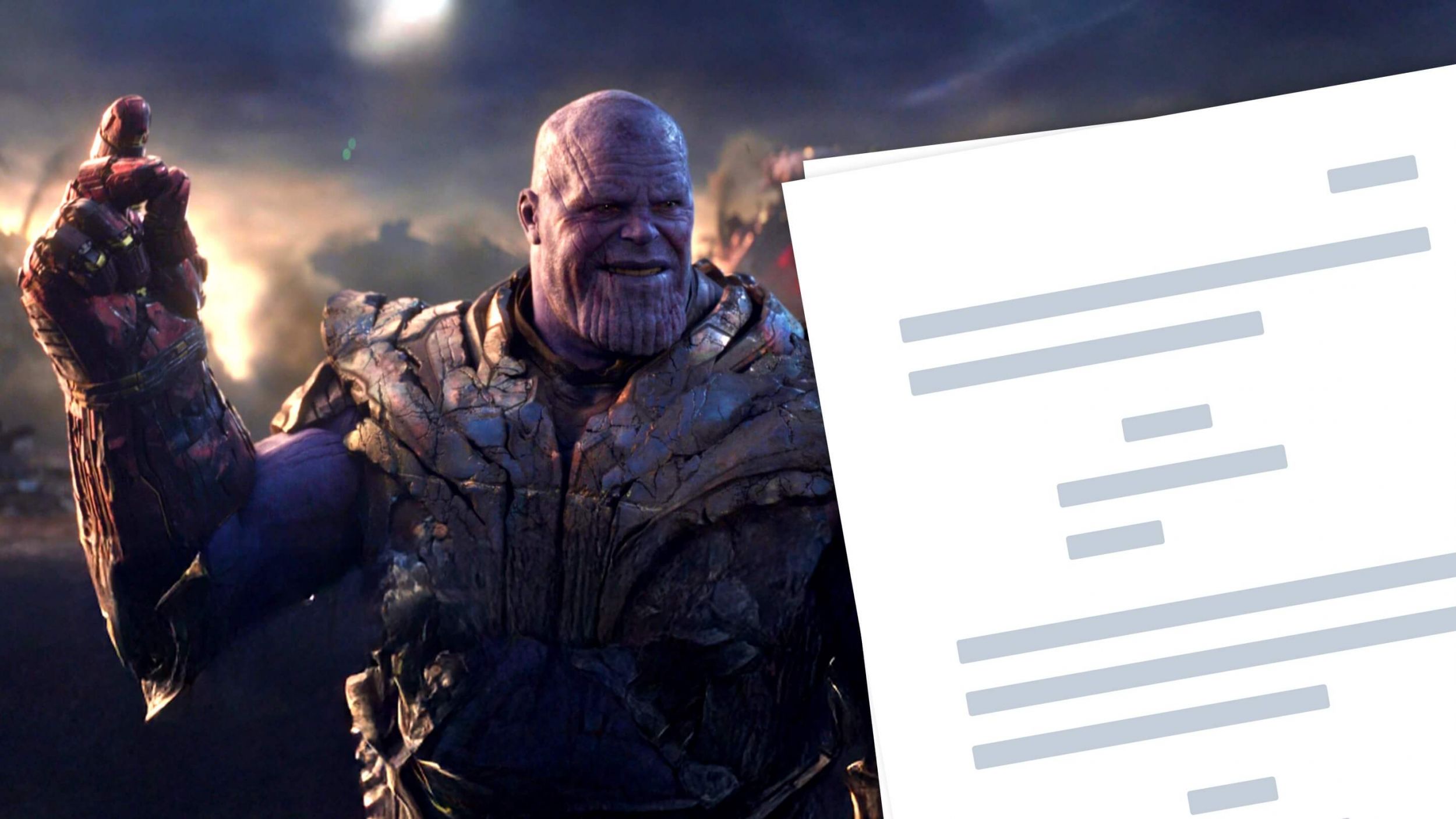 Avengers Endgame Script PDF Download StudioBinder