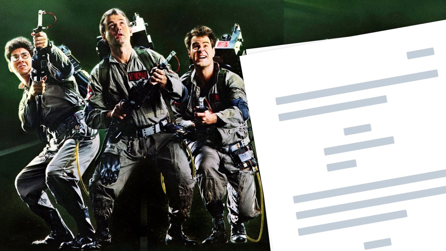Ghostbusters Script PDF Download Quotes Characters Plot Featured