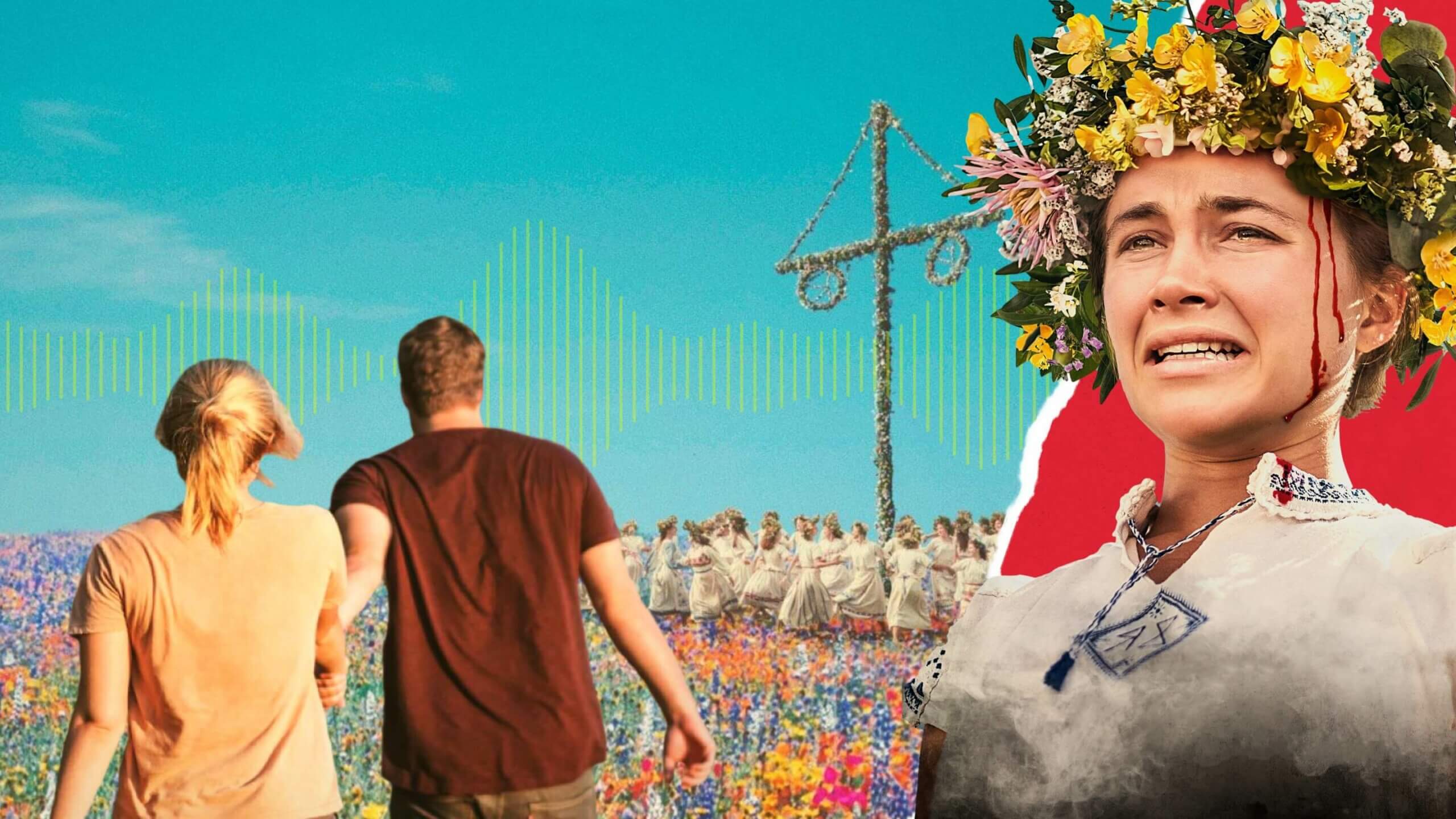Tried my best at making a 4k Wallpaper from the Midsommar opening artwork  and thought Id share  rA24