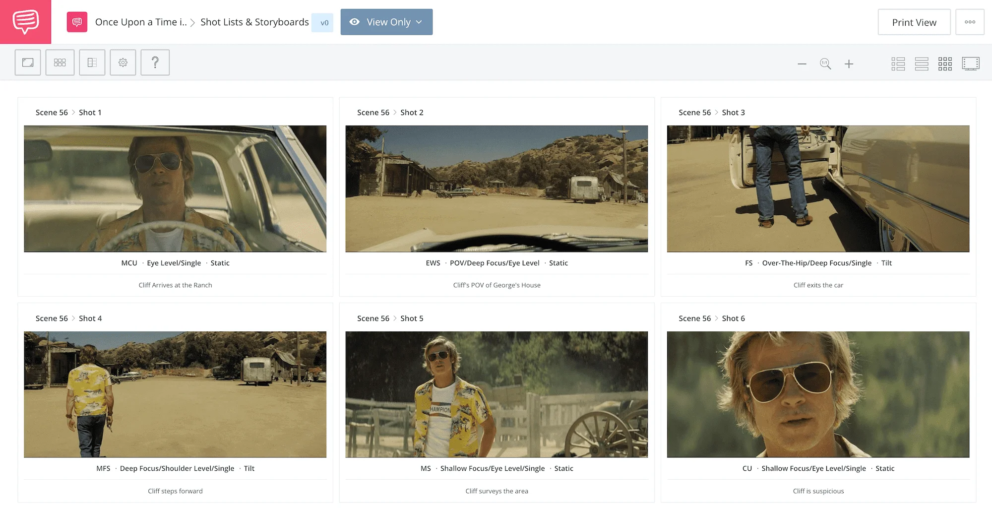 Once Upon a Time in Hollywood Analysis - Spahn Ranch Sequence - StudioBinder Storyboard Software