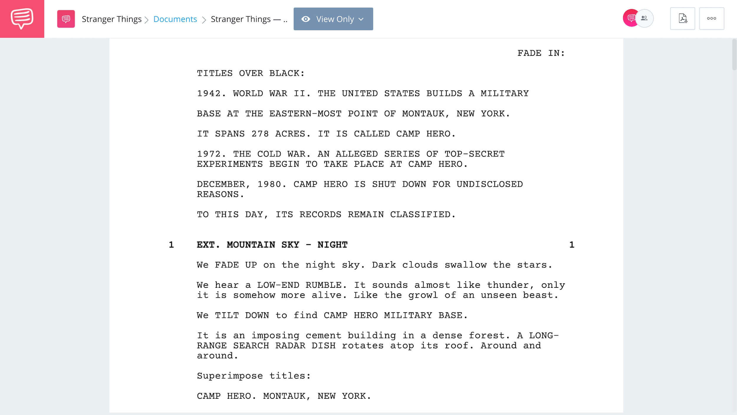 Stranger Things Script Teardown - Full Script Preview - StudioBinder