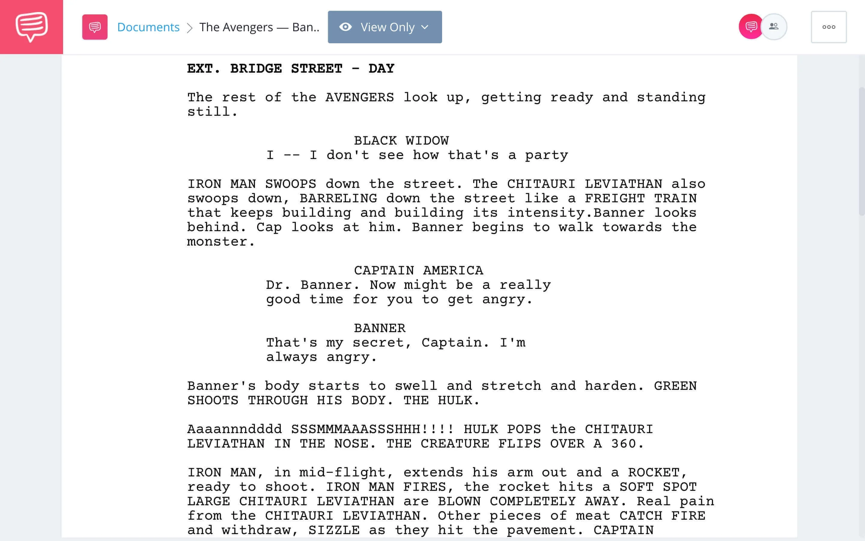 The Avengers Script Pdf Download Plot Quotes And Analysis - roblox iron man script