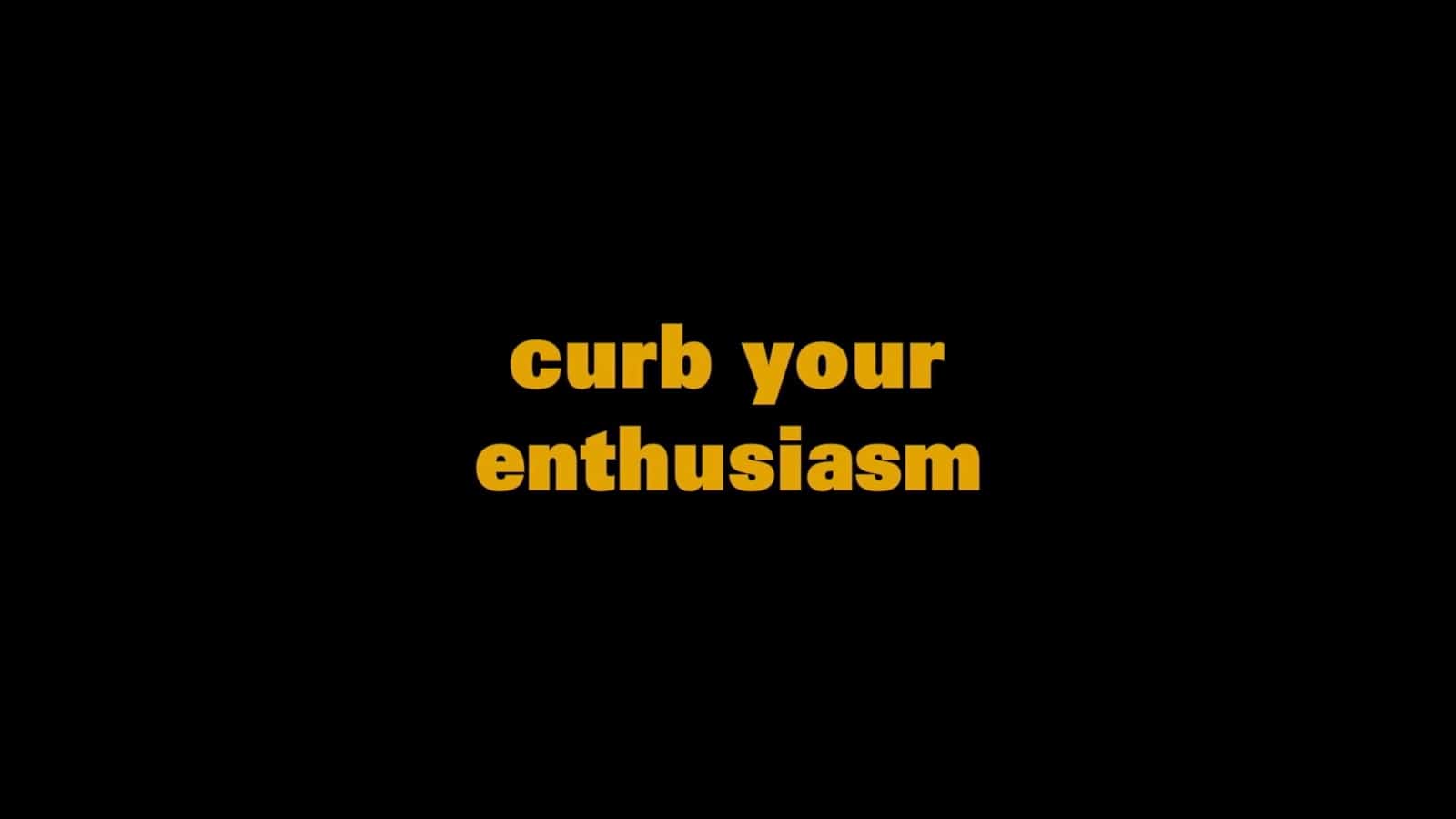 Movie Opening Credits - Curb Your Enthusiasm Title Sequence