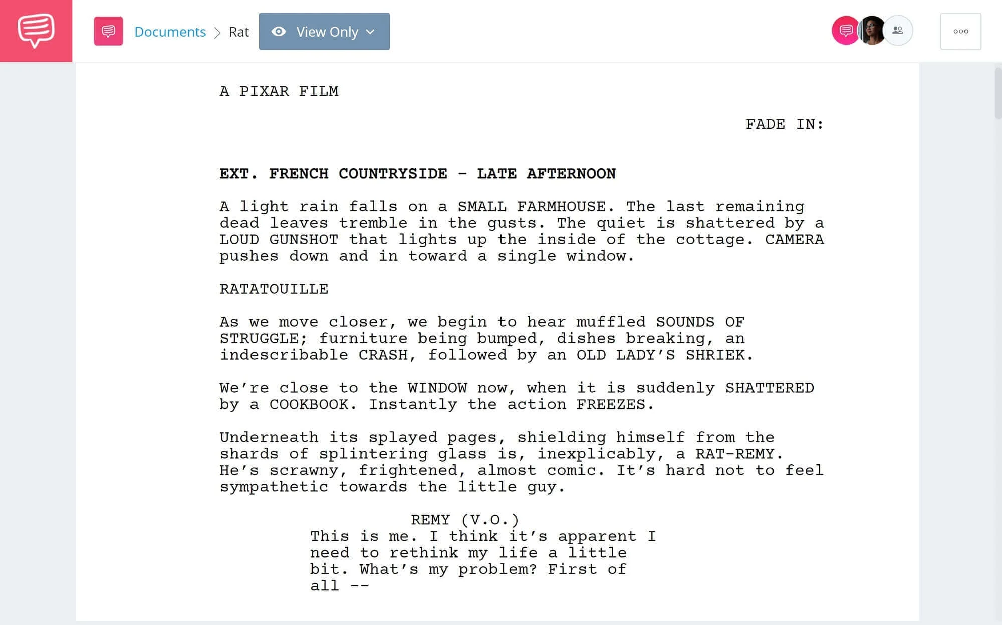 Ratatouille Script PDF Download: Plot, Characters, and Ending