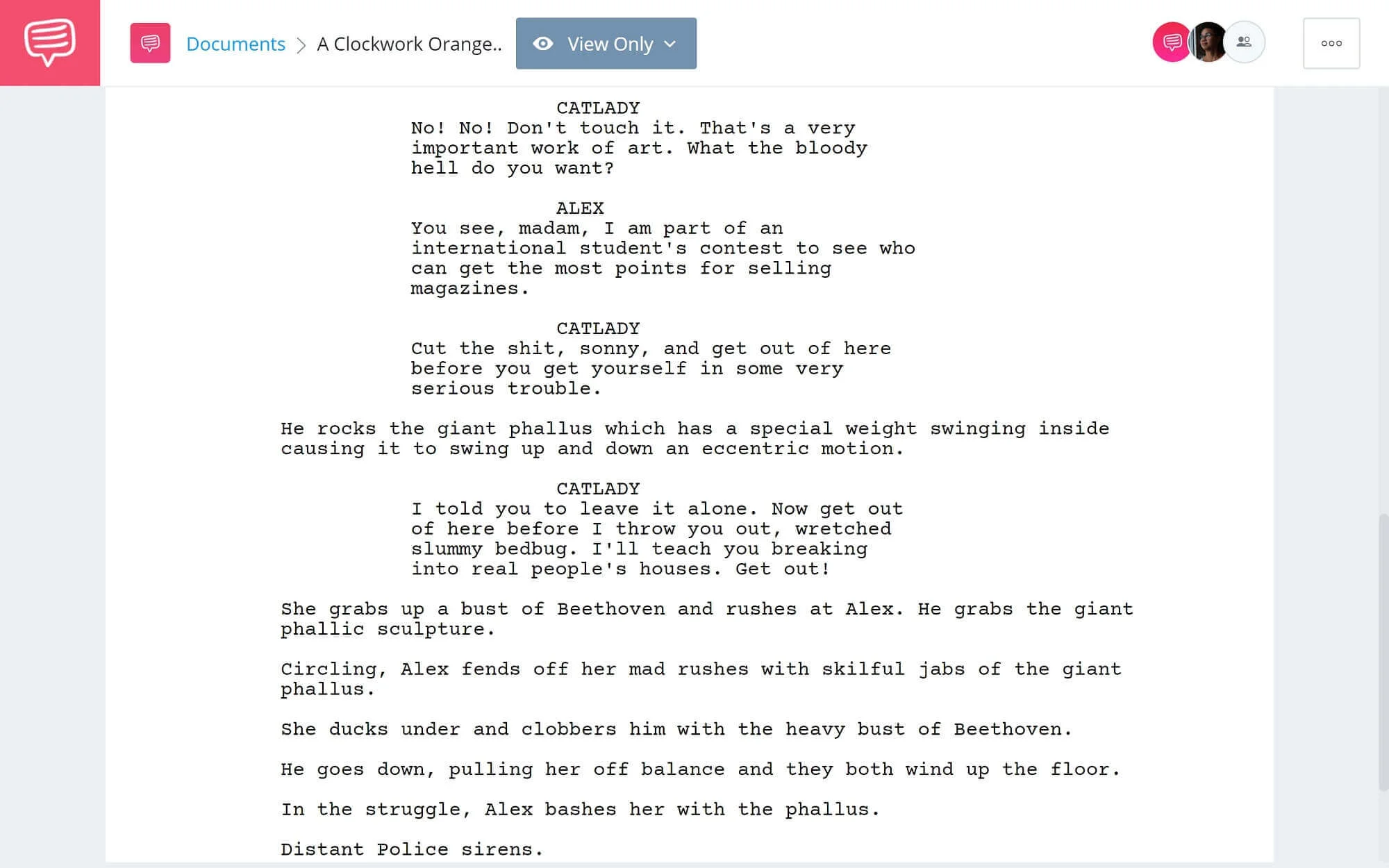 什么是Clockwork Orange-StudioBinder脚本编写软件中的主题-性主题示例必威体育亚洲官网