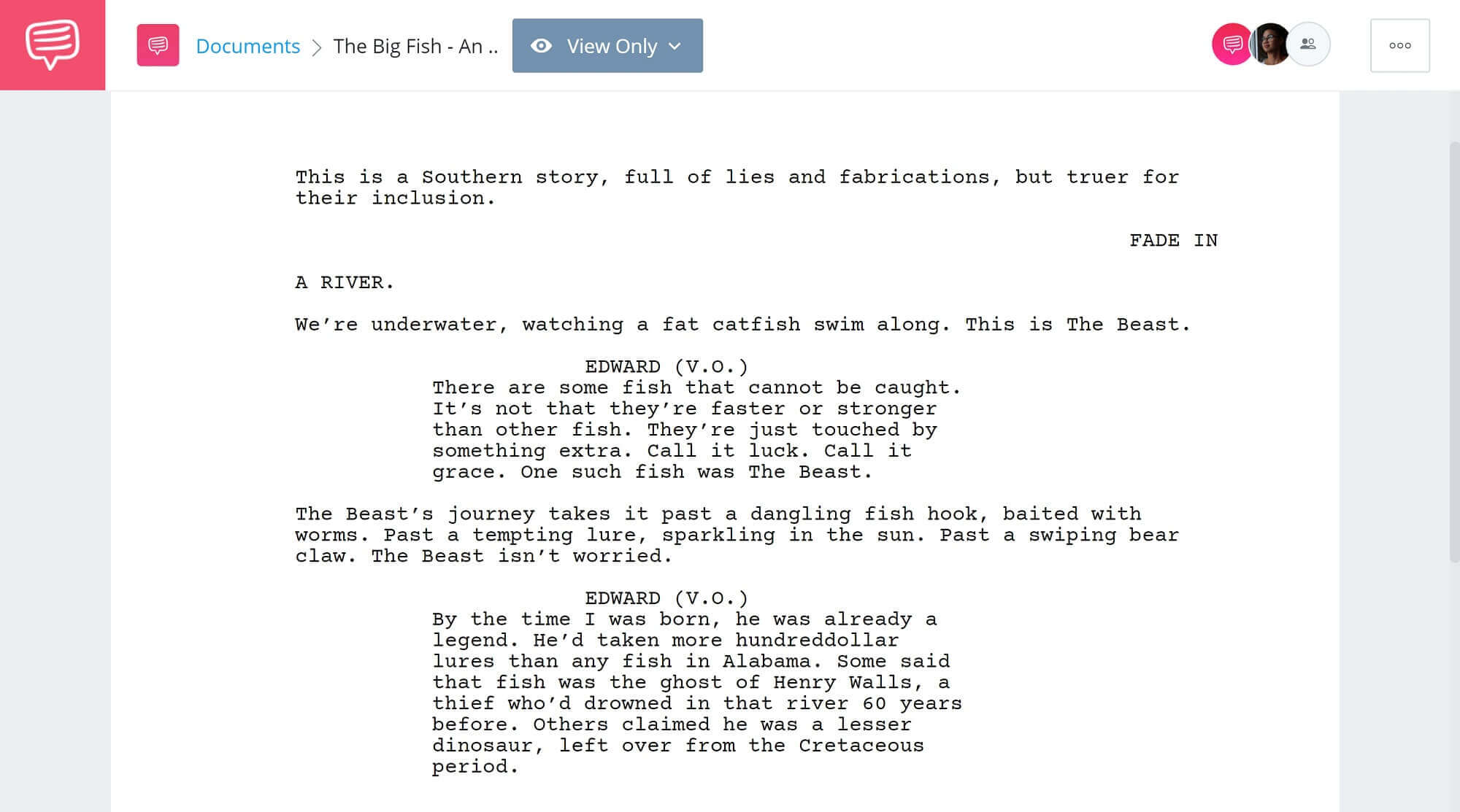 What is an Unreliable Narrator - The Big Fish An Introduction - Studiobinder Scriptwriting Software