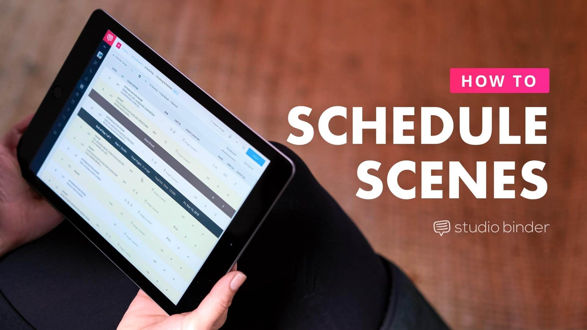How To Create A One Line Schedule For Any Production