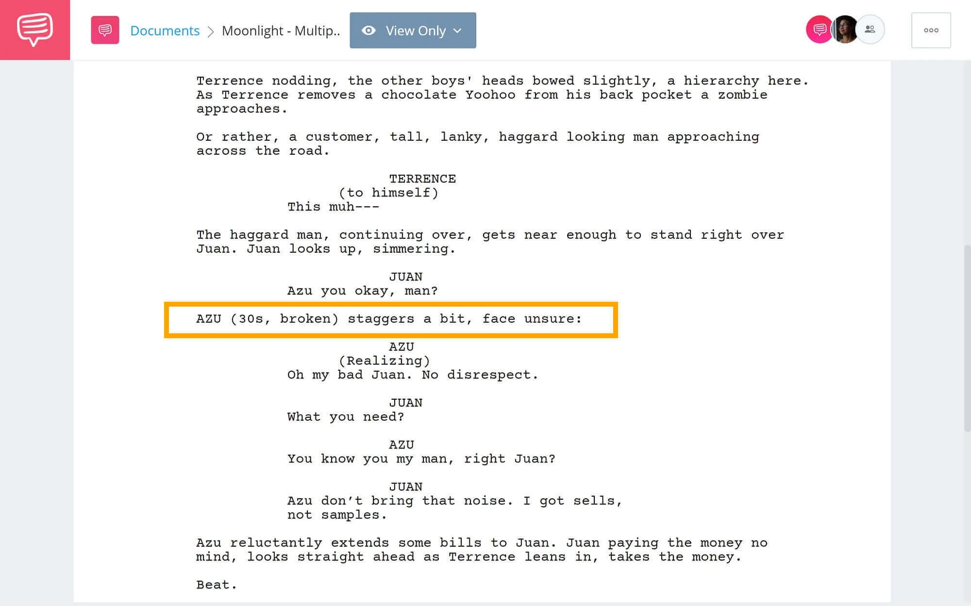 Moonlight-Script-Teardown-Azu-Introduction-StudioBinder-Screenwriting-Software-2