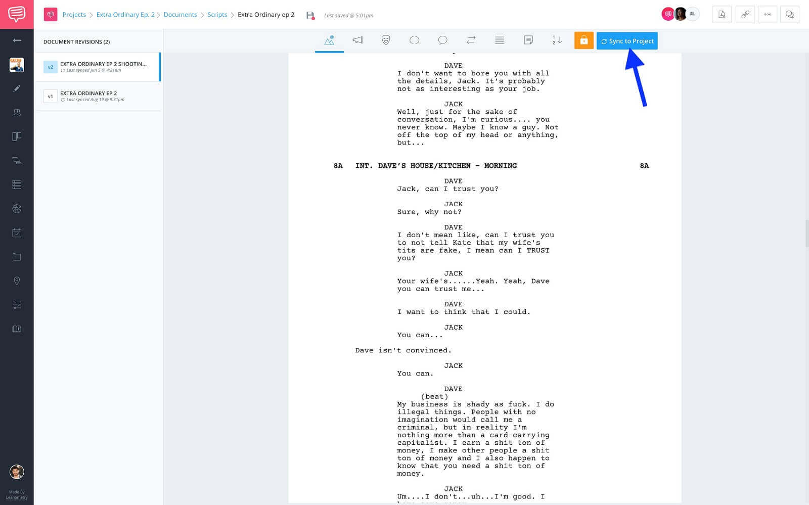 How to Split a Scene for Scheduling in StudioBinder