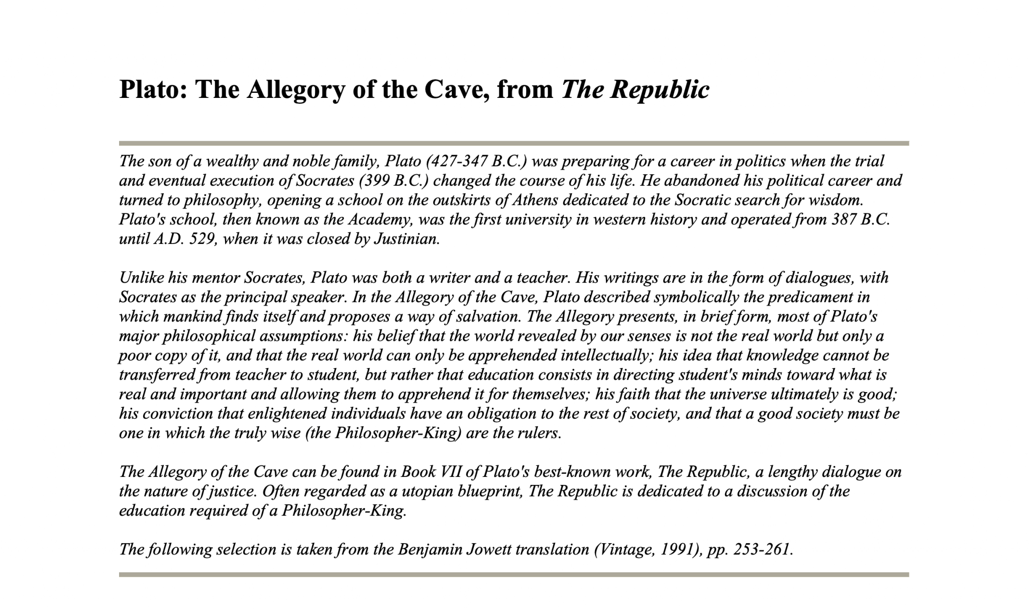 Plato s Allegory Of The Cave Summary And Meaning For Screenwriters