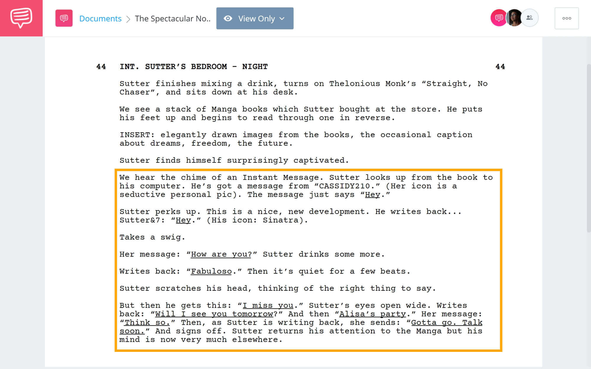 How To Write Text Messages In A Screenplay Formatting Explained