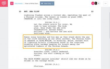 How to Write Slow Motion in a Script: Formatting and Examples