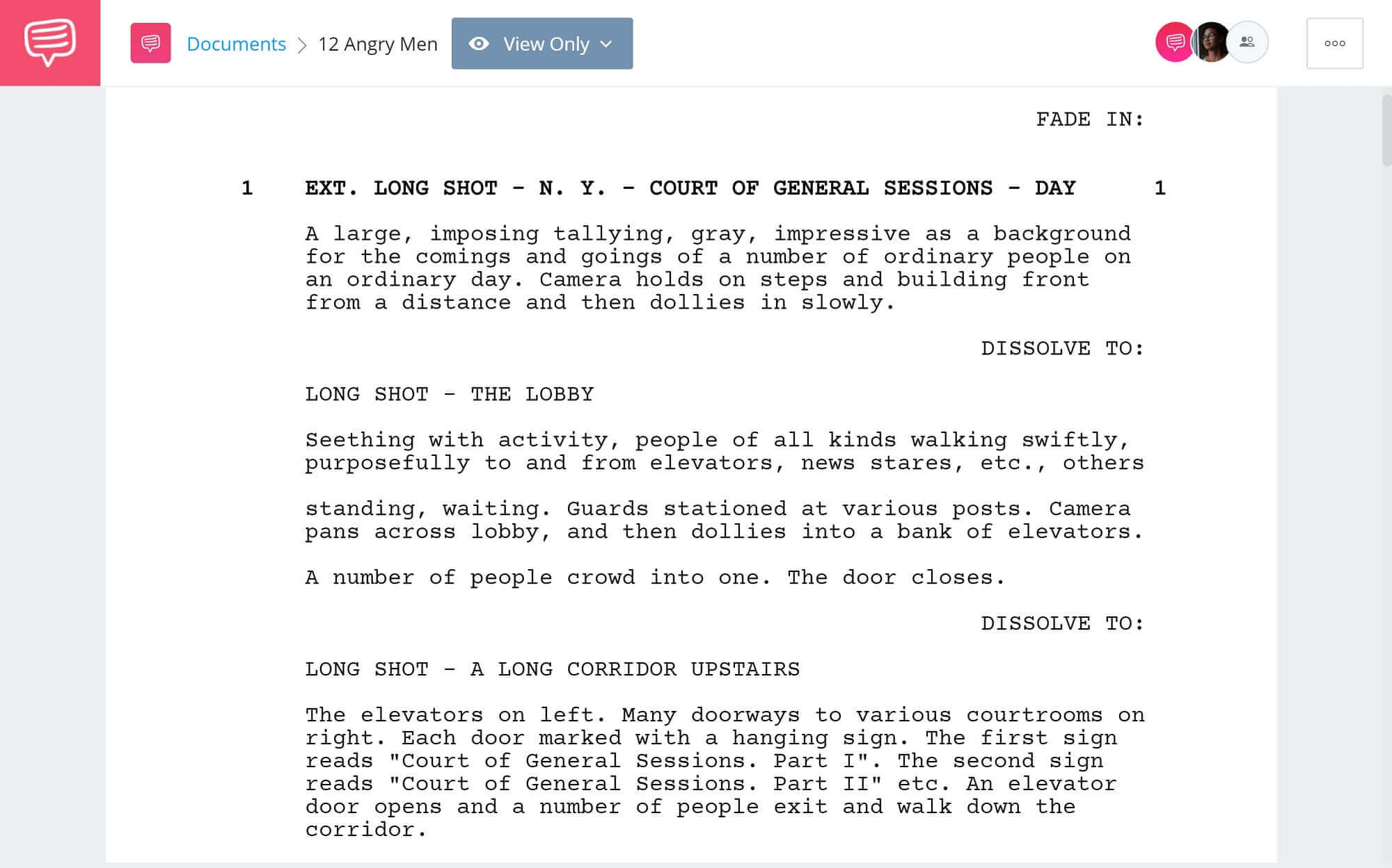 12 Angry Men Script Teardown - Full Script PDF Download - StudioBinder Screenwriting Software