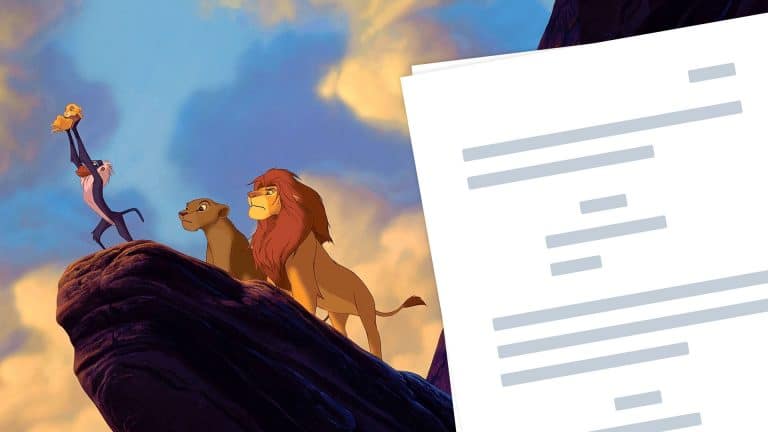 The Lion King (1994) Script PDF Download Plot, Quotes, and Analysis - Featured