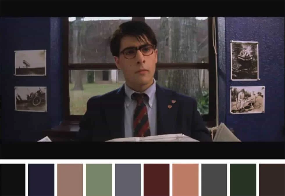 Procreate: the Darjeeling Limited wes Anderson Color Palette