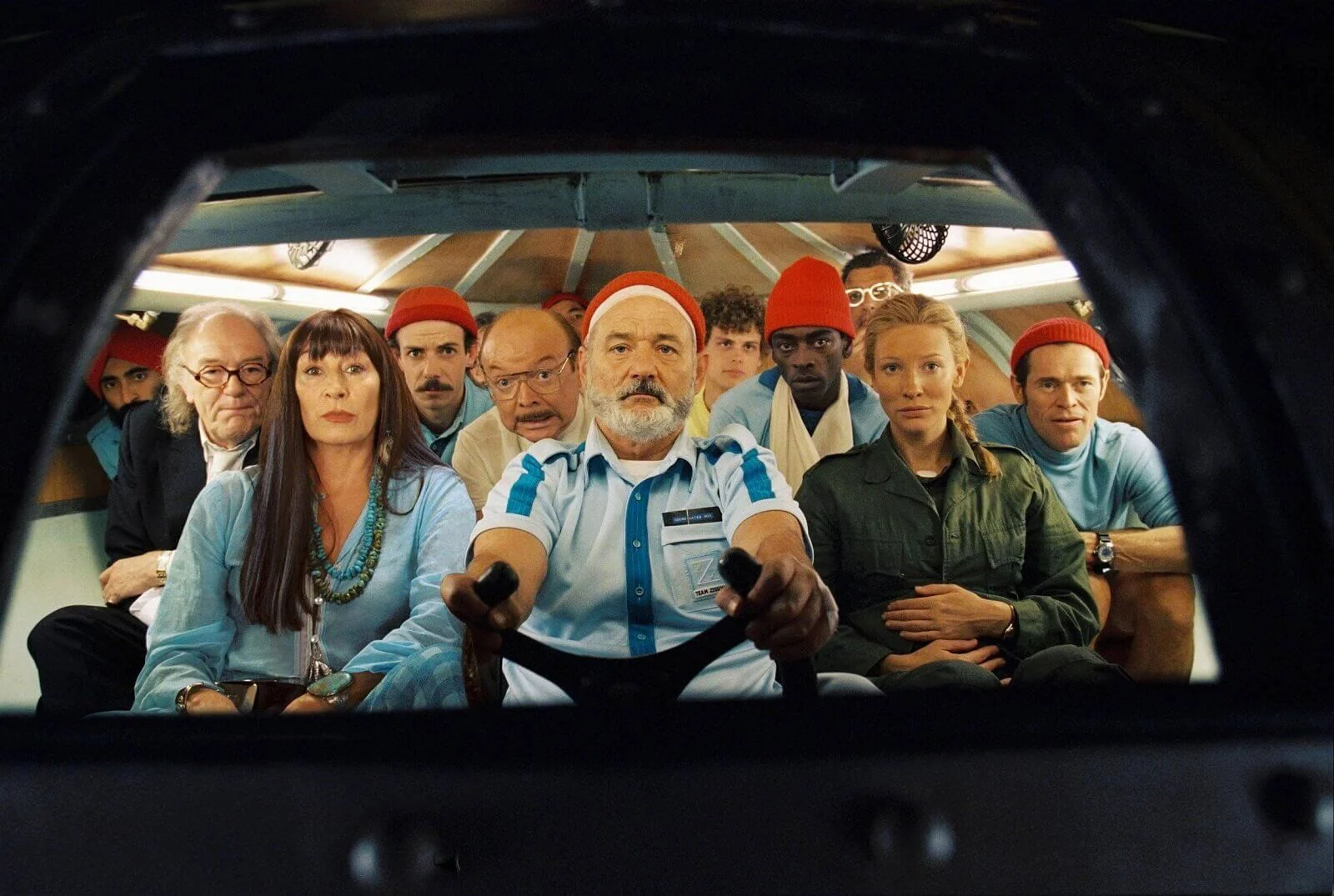 Wes Anderson Color Palette - Wes Anderson Colour Grading on Life Aquatic