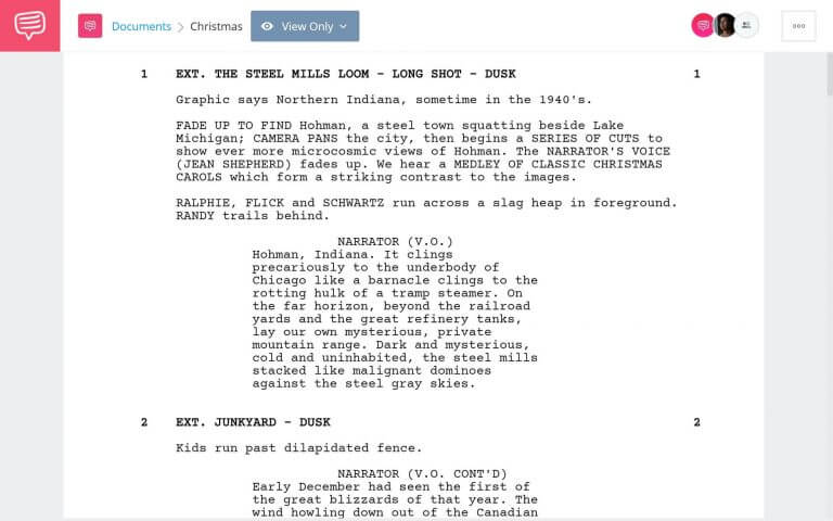 A Christmas Story Script PDF Download: Quotes &amp; Characters