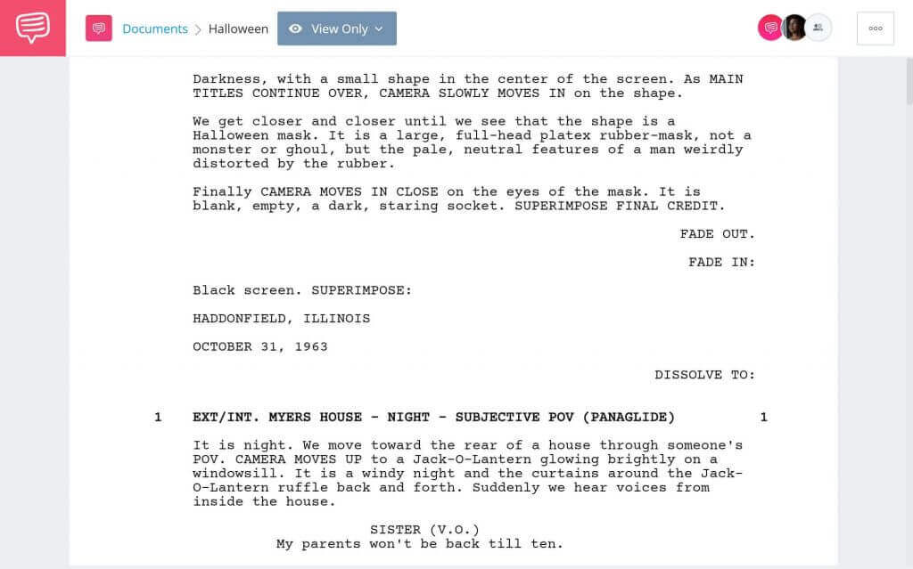 Halloween Script PDF Download Plot, Quotes, and Analysis