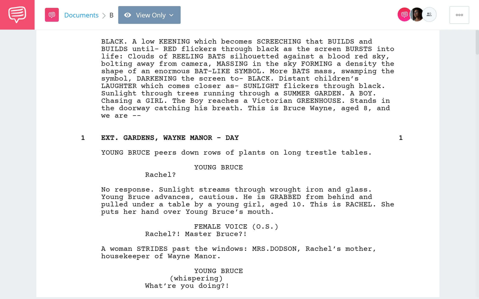 Batman Begins Script Teardown - Full Script PDF Download - StudioBinder Screenwriting Software
