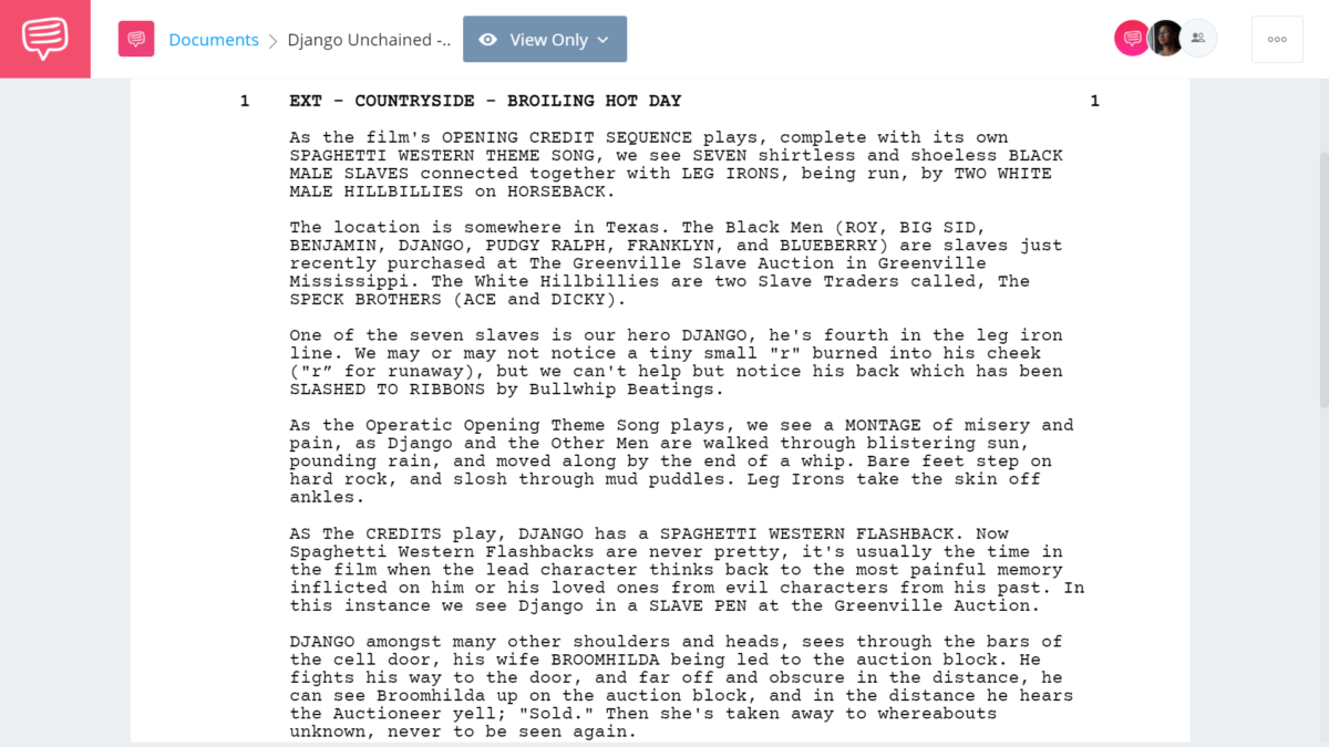 Django Unchained Script PDF Download Plot, Quotes & Analysis