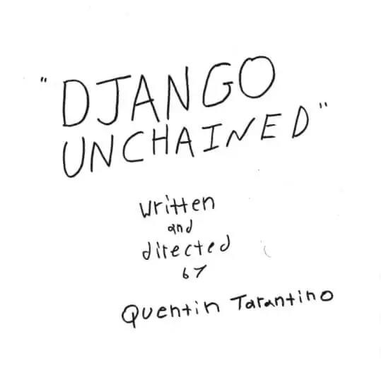 Django Unchained Script Teardown - Title Page