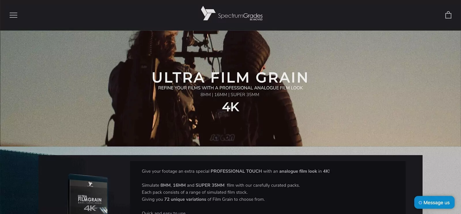 Free Film Grain Overlays - Ultra Film Grain