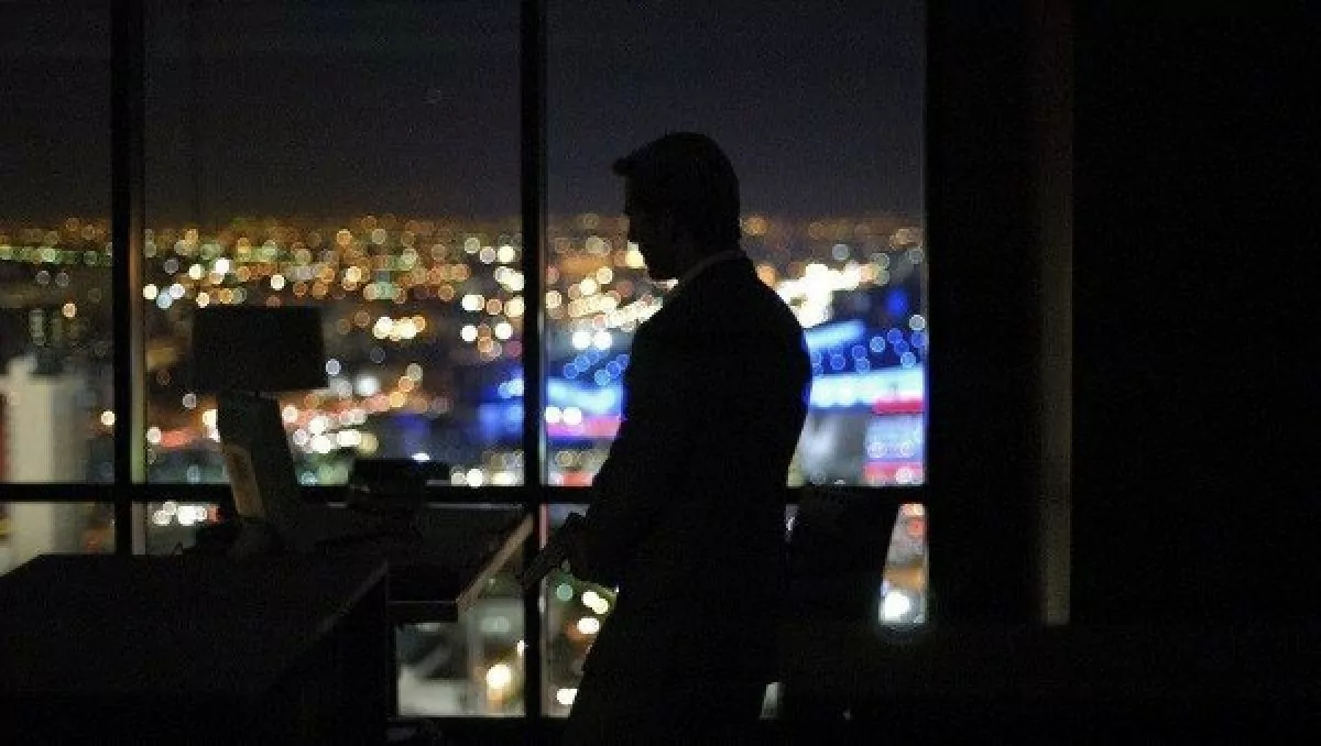 Tom Cruise in Collateral movie - Beautiful bokeh of LA lights
