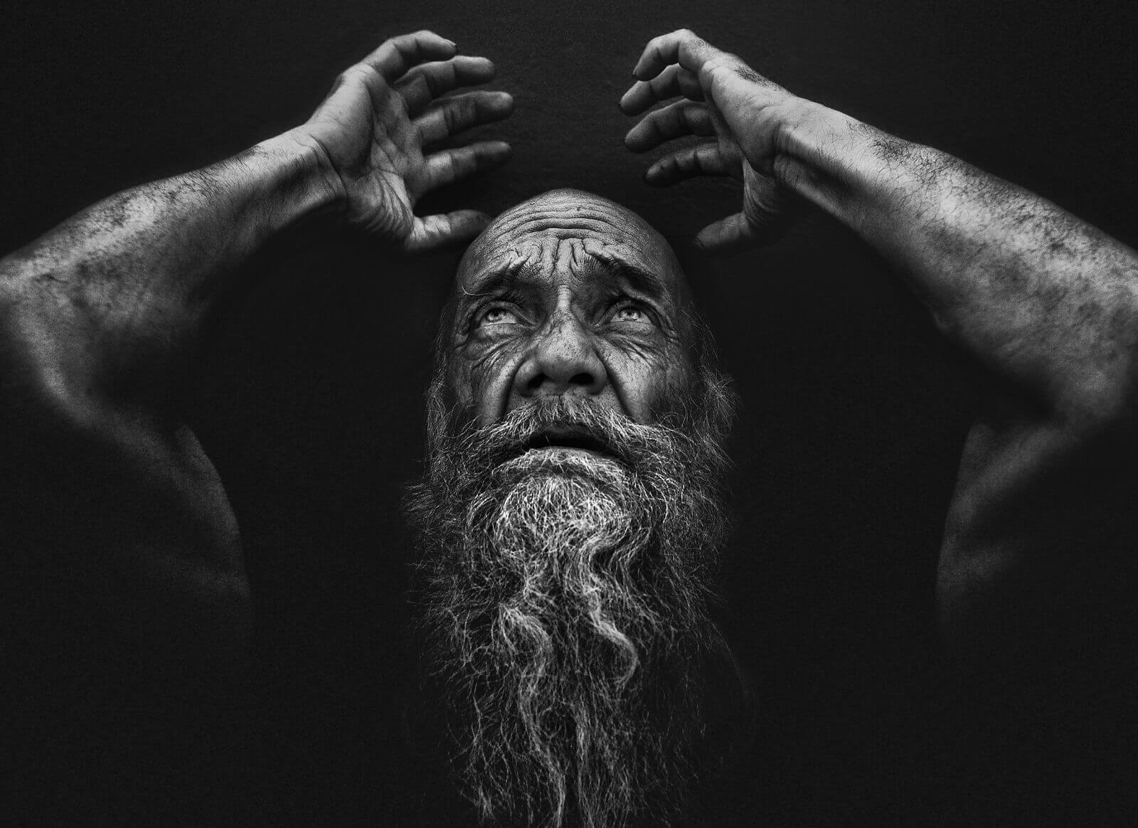 Lee Jeffries Black and white photography