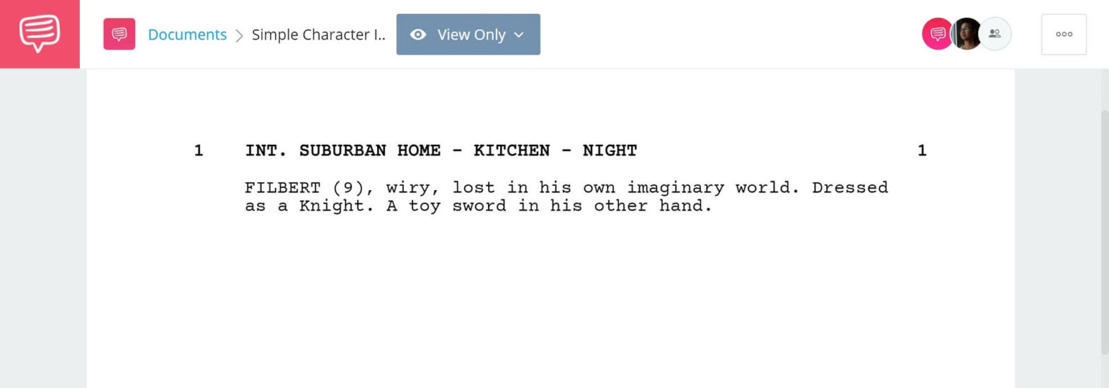 How to Introduce Characters in a Screenplay Character Descriptions Tips