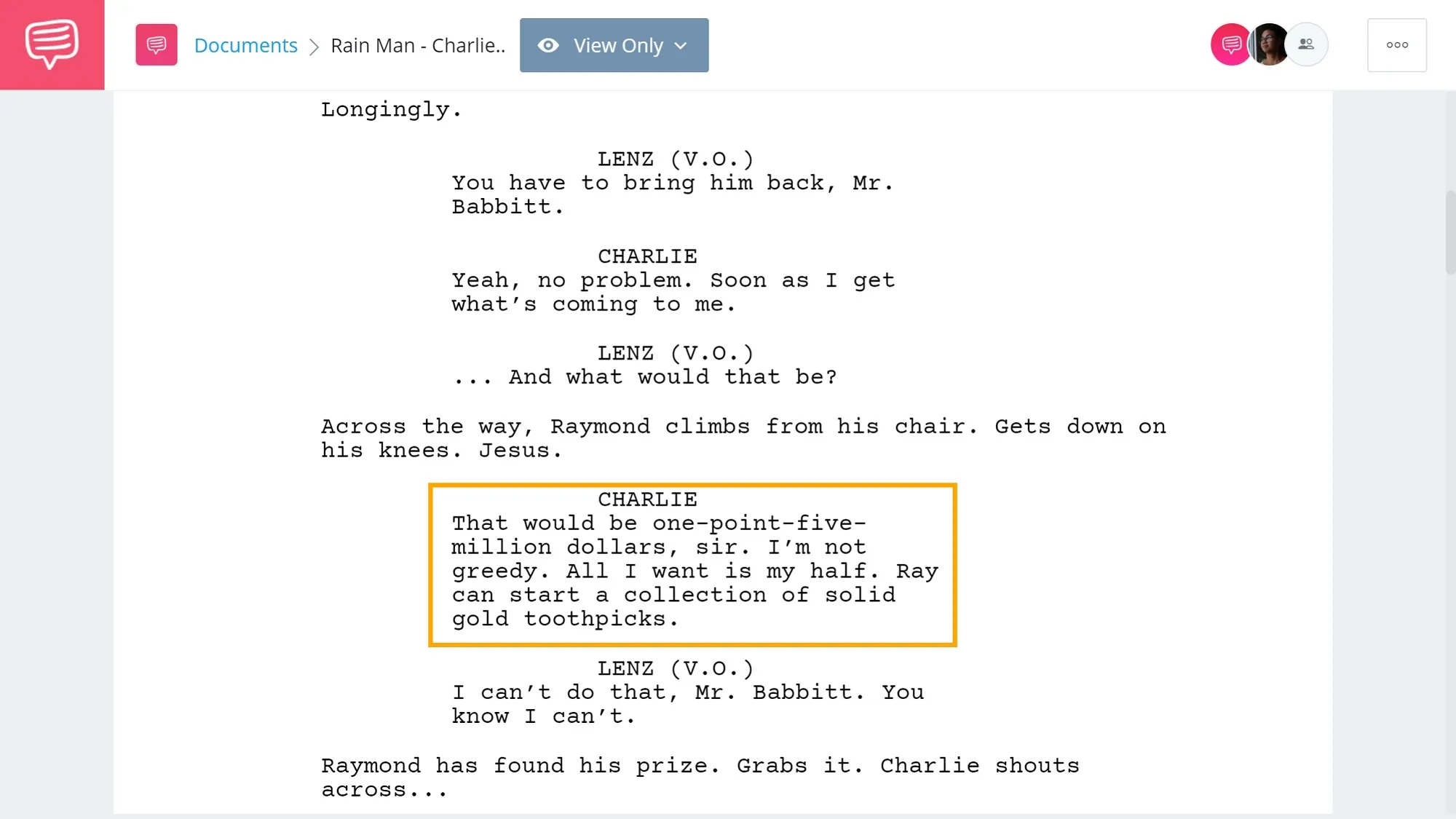 How to End A Story - Charlie Kidnaps Raymond - StudioBinder Screenwriting Software