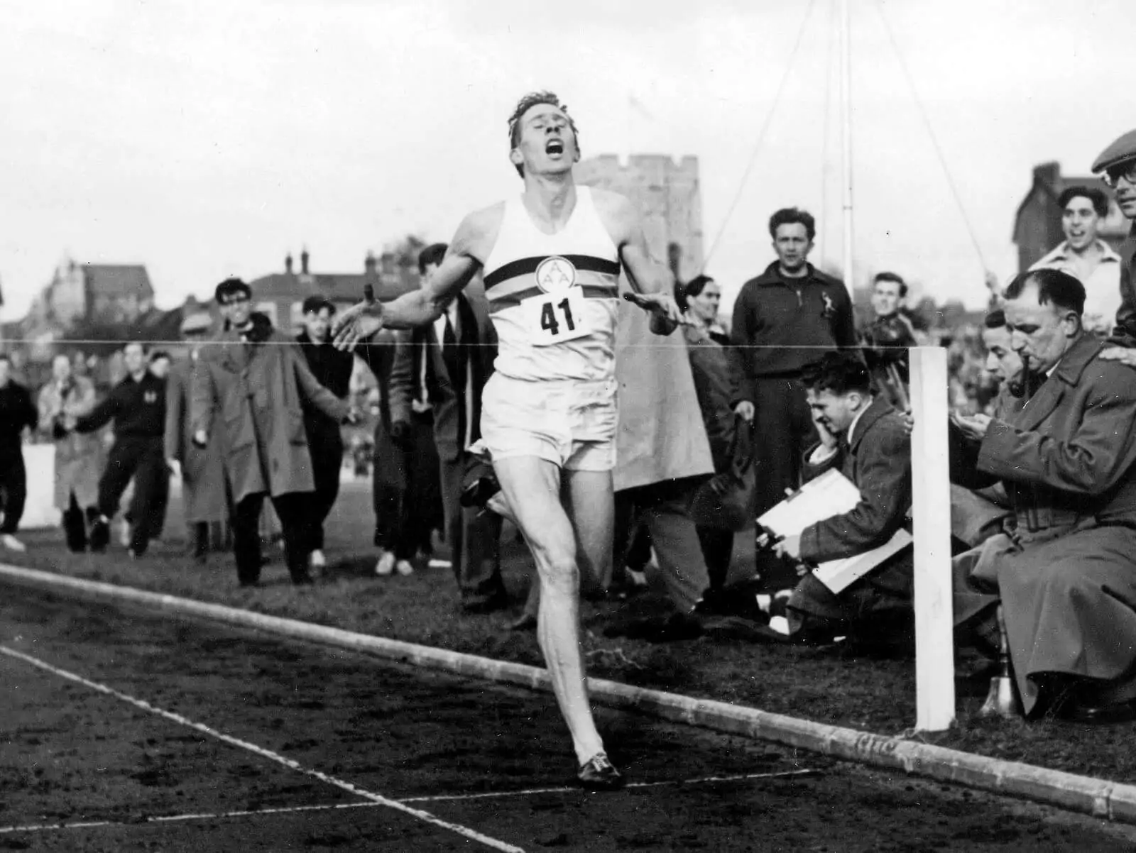 Sports Photography Camera Strategies - Sir Roger Bannister Completes a Sub-Four Minute Mile - Getty Images