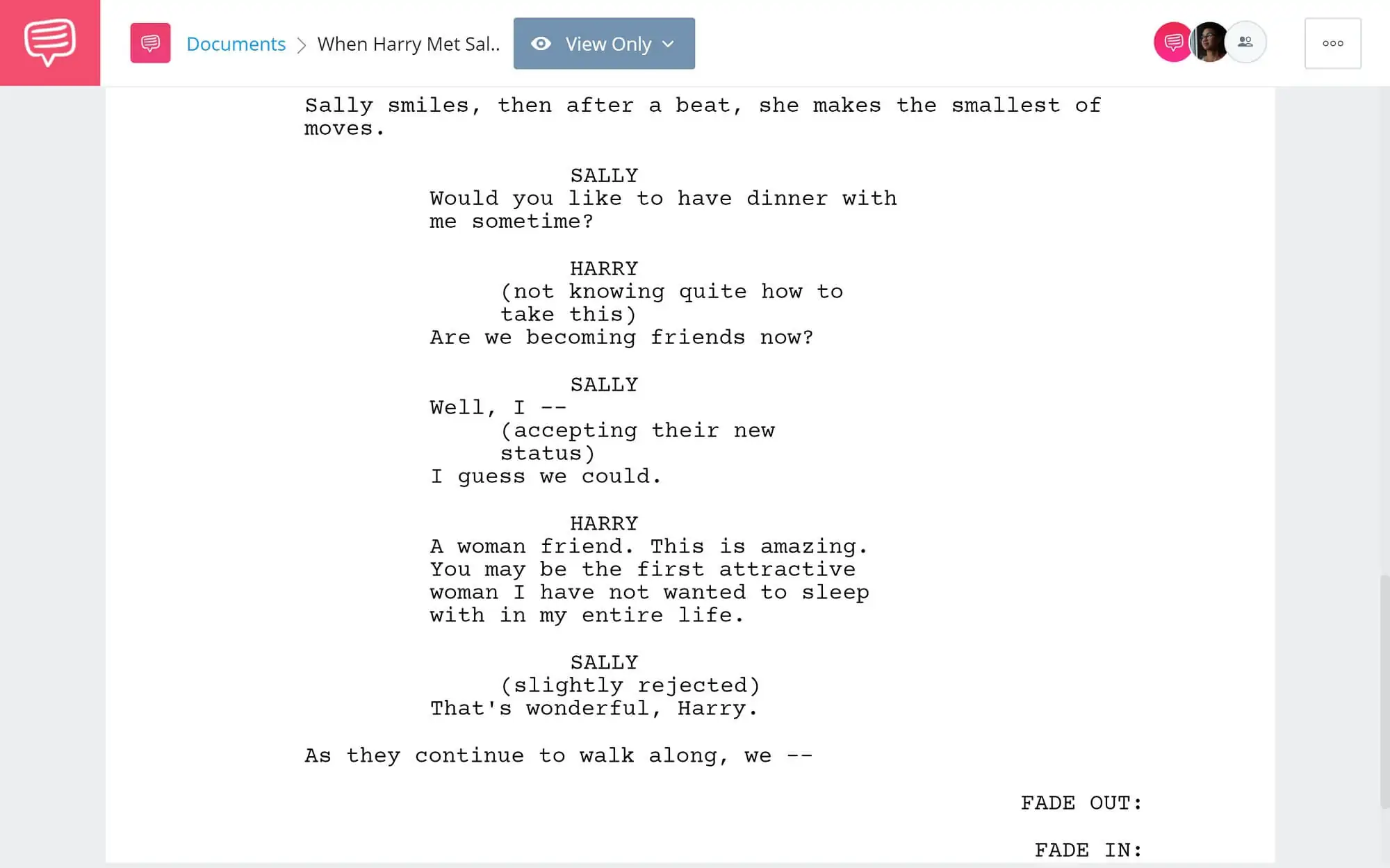 When-Harry-Met-Sally-Script-Breakdown-Friends-Scene-StudioBinder-Screenwriting-Software