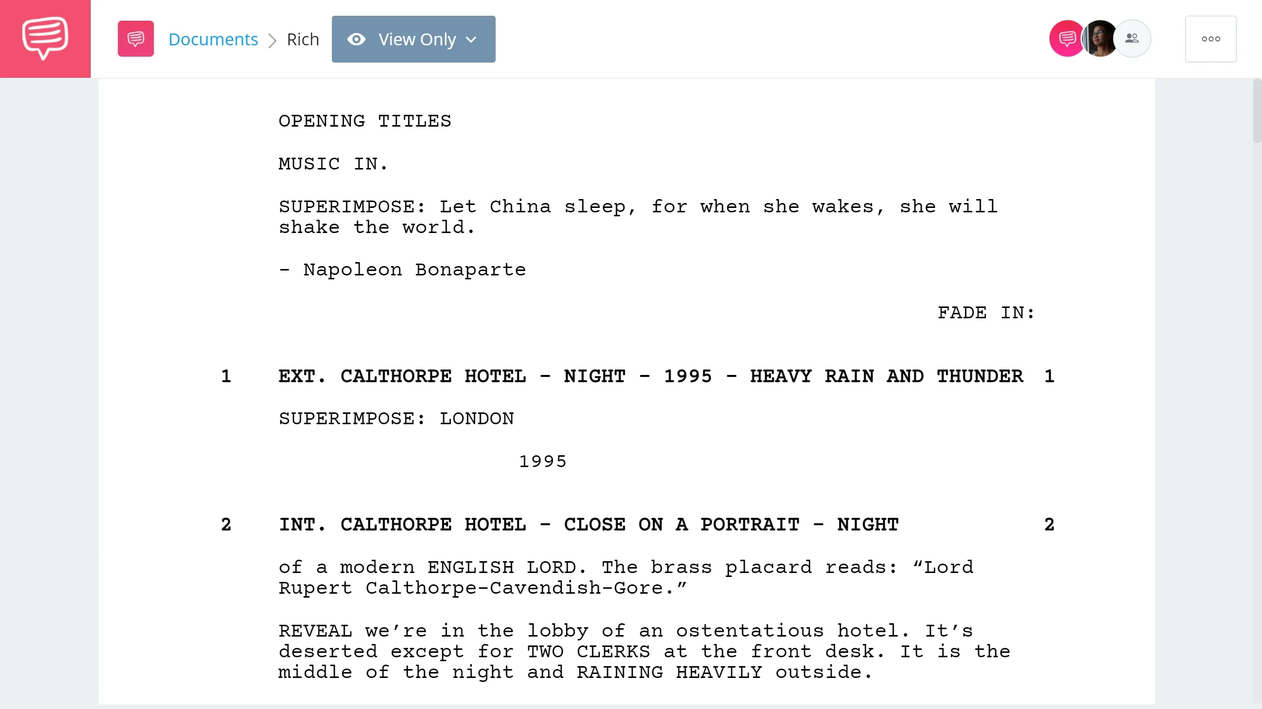 Crazy Rich Asians Script Teardown - Full Script PDF Download - StudioBinder Screenwriting Software