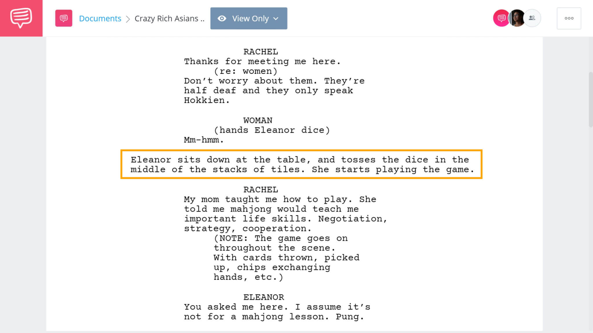 Crazy Rich Asians Script PDF: Characters, Quotes & Mahjong