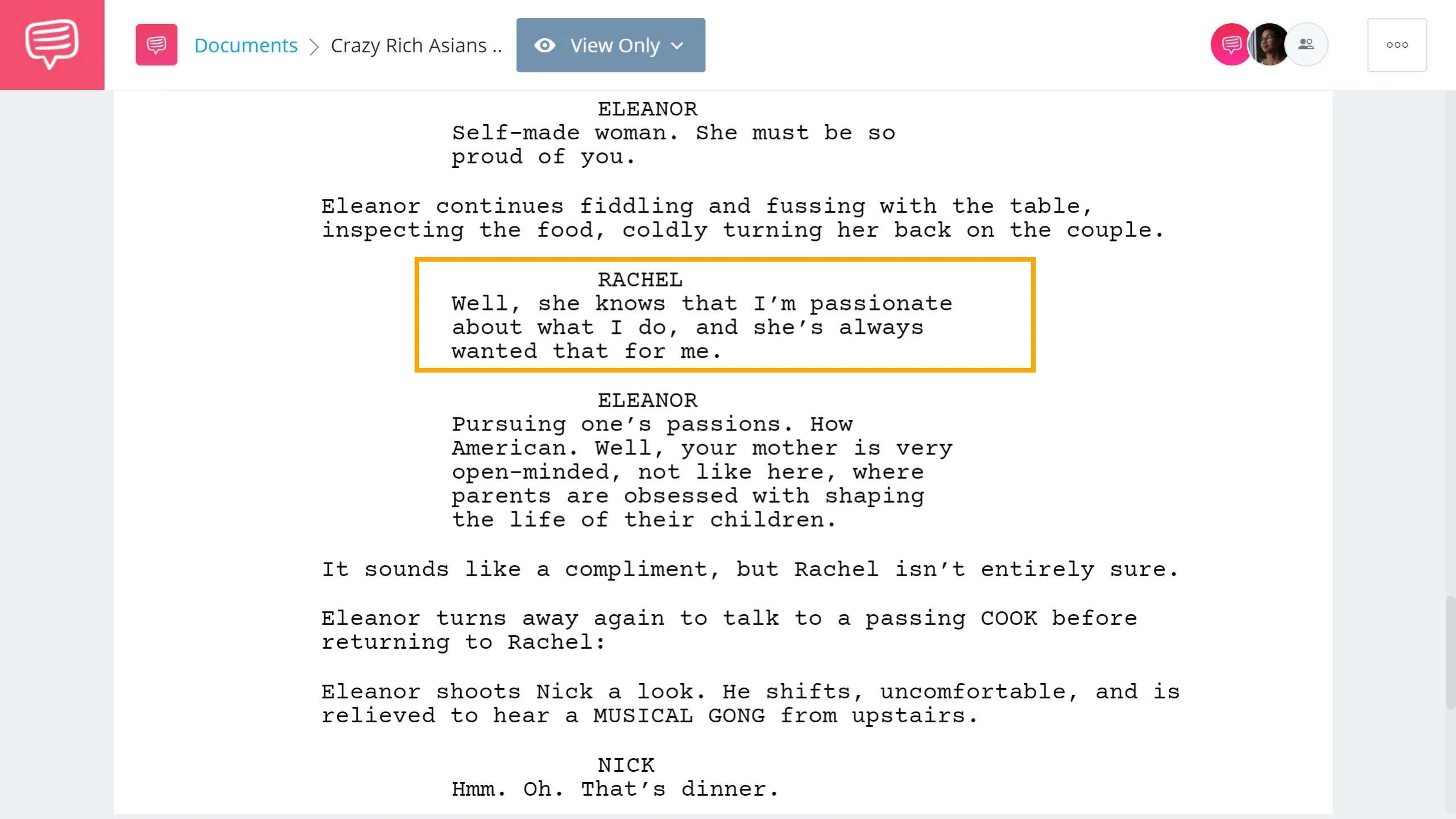 Crazy Rich Asians Script Teardown - Quotes - StudioBinder Screenwriting Software