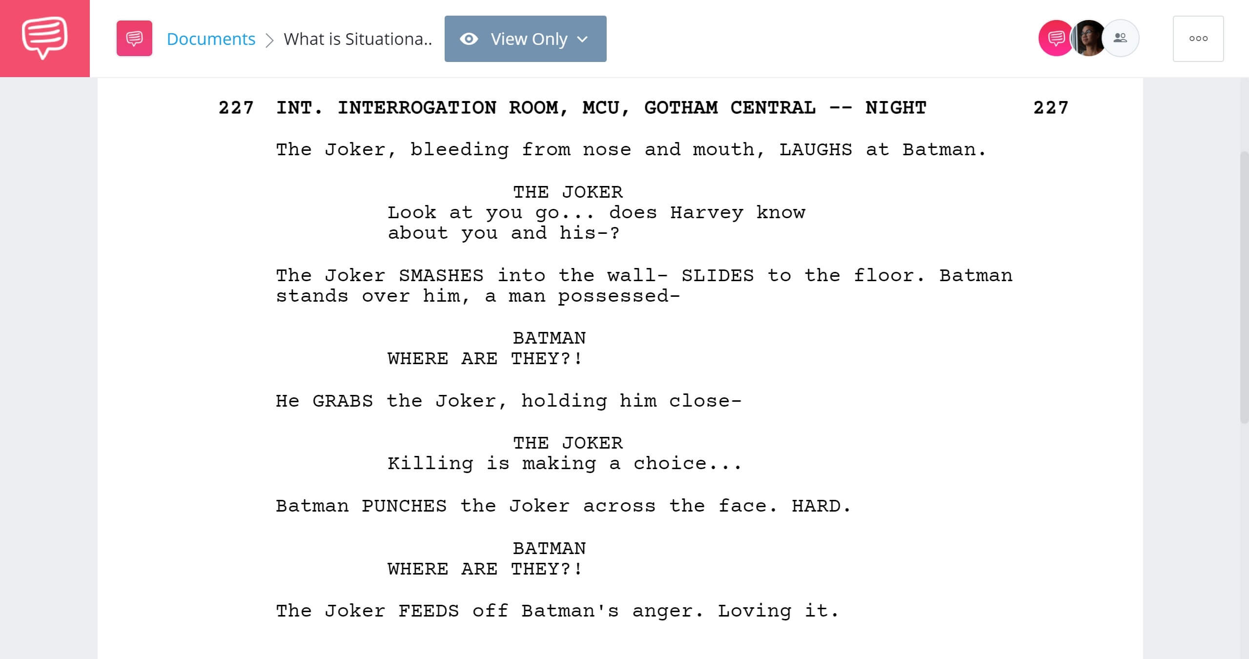 What is Situational Irony - The Dark Knight Example - StudioBinder Screenwriting Example1