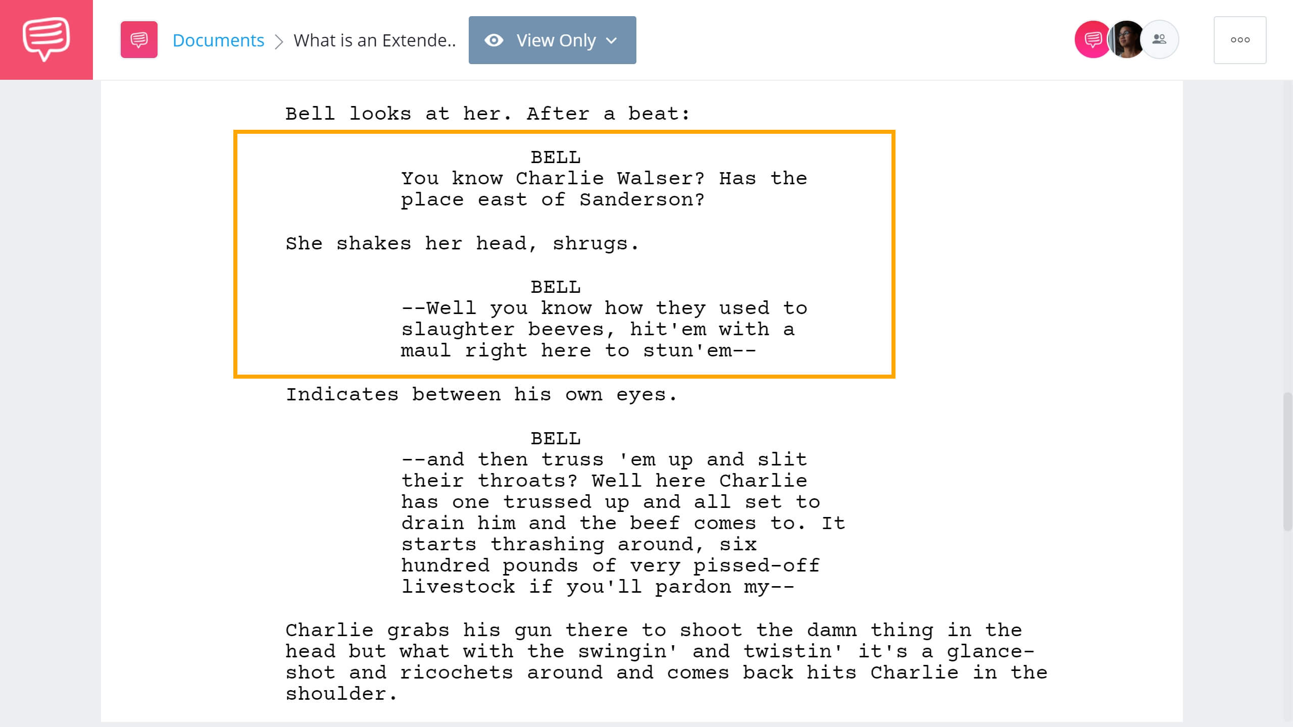 What is an Extended Metaphor - No Country for an Old Men Example - StudioBinder Screenwriting Software