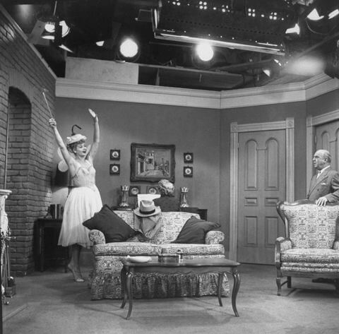 Set of I Love Lucy - High key lighting examples