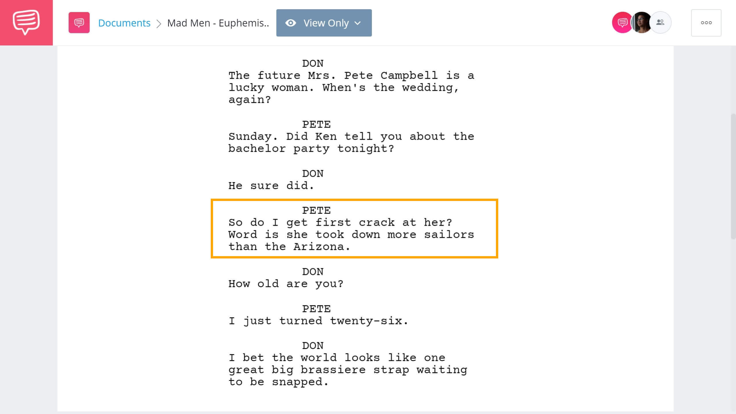 What is Euphemism - Mad Men Example - StudioBinder Screenwriting Software