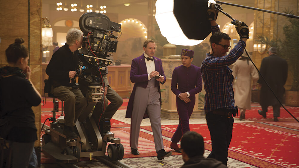 The Grand Budapest Hotel cinematography
