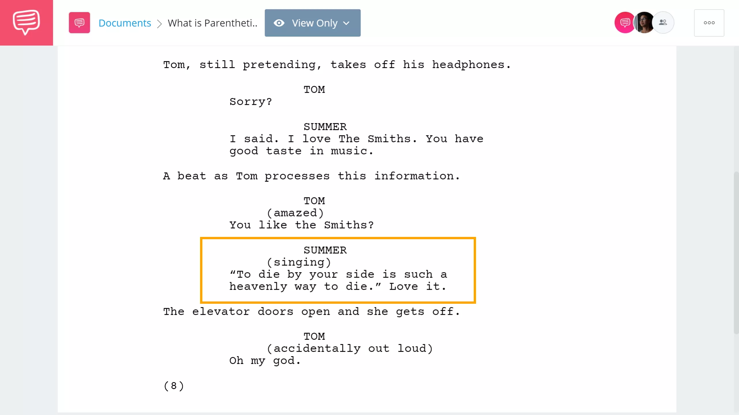 What Is A Parenthetical In A Script And When To Use Them
