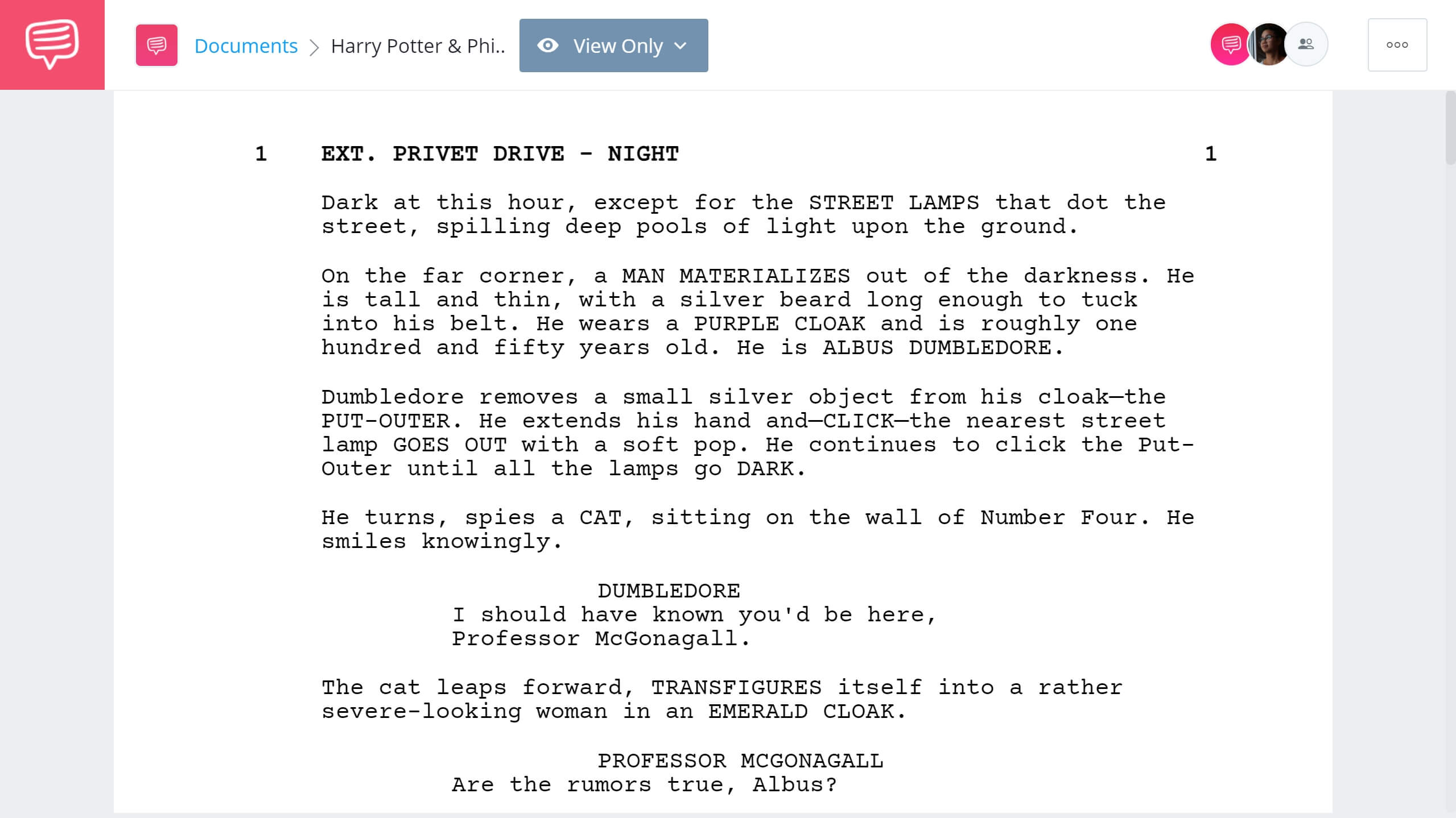 Harry Potter Script Teardown Full Script PDF Download StudioBinder Screenwriting Software